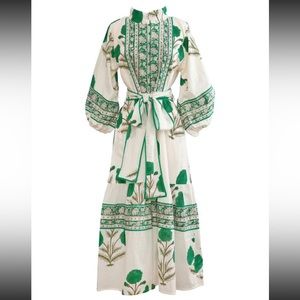 Sue Sartor Flounce | Emerald Marigold